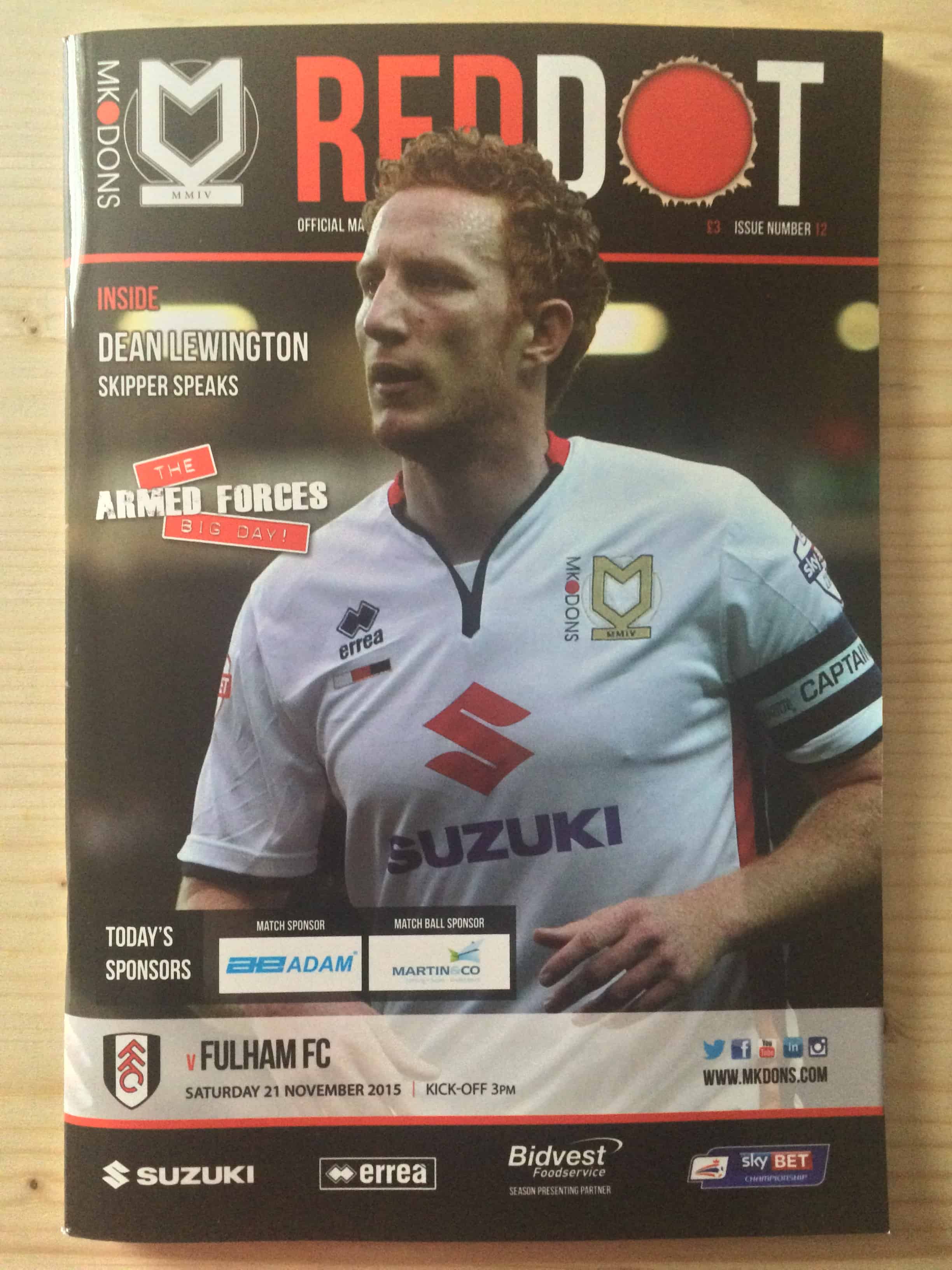 MK Dons (Milton Keynes Dons) v Fulham FC